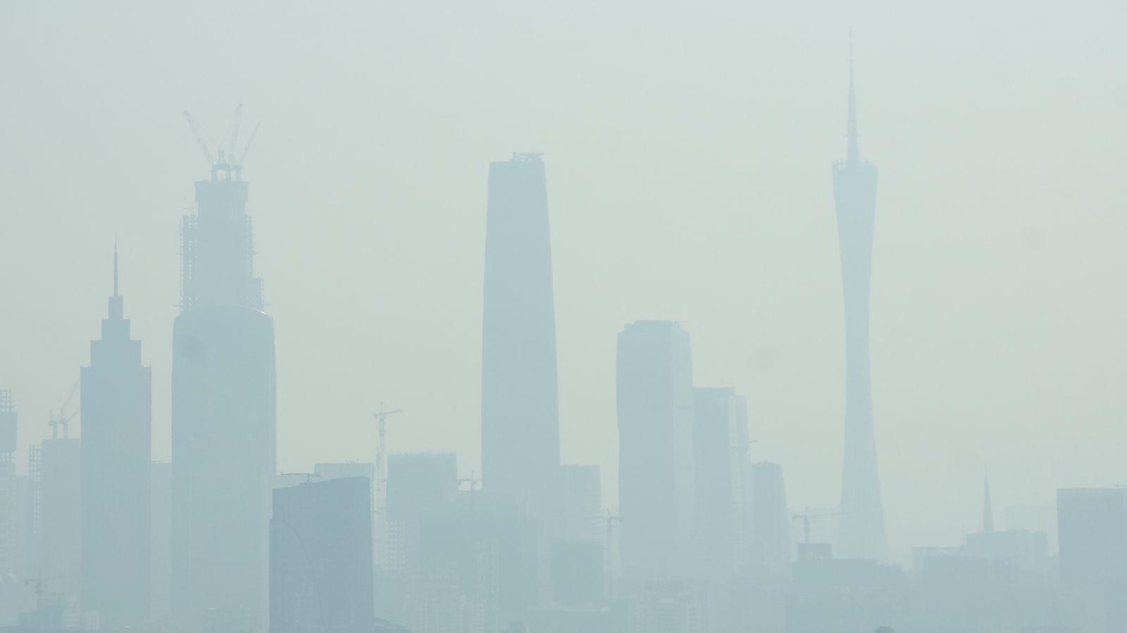 Hazy morning skyline over a Klang Valley neighbourhood during the August 2026 haze episode in Malaysia